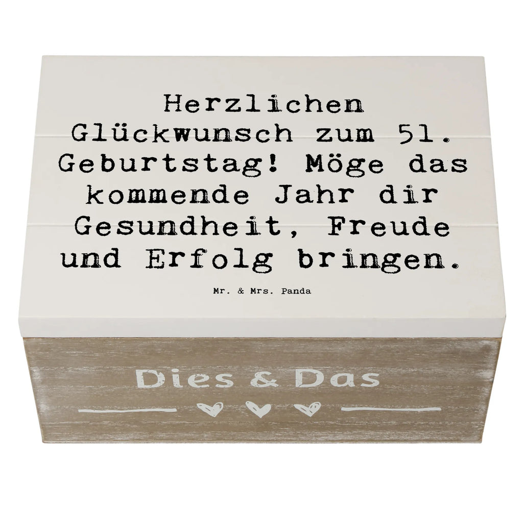 Holzkiste Spruch 51. Geburtstag Freude Holzkiste, Kiste, Schatzkiste, Truhe, Schatulle, XXL, Erinnerungsbox, Erinnerungskiste, Dekokiste, Aufbewahrungsbox, Geschenkbox, Geschenkdose, Geburtstag, Geburtstagsgeschenk, Geschenk