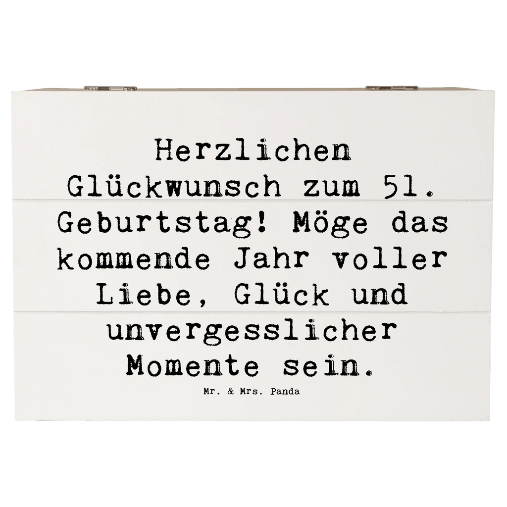 Holzkiste Spruch 51. Geburtstag Holzkiste, Kiste, Schatzkiste, Truhe, Schatulle, XXL, Erinnerungsbox, Erinnerungskiste, Dekokiste, Aufbewahrungsbox, Geschenkbox, Geschenkdose, Geburtstag, Geburtstagsgeschenk, Geschenk