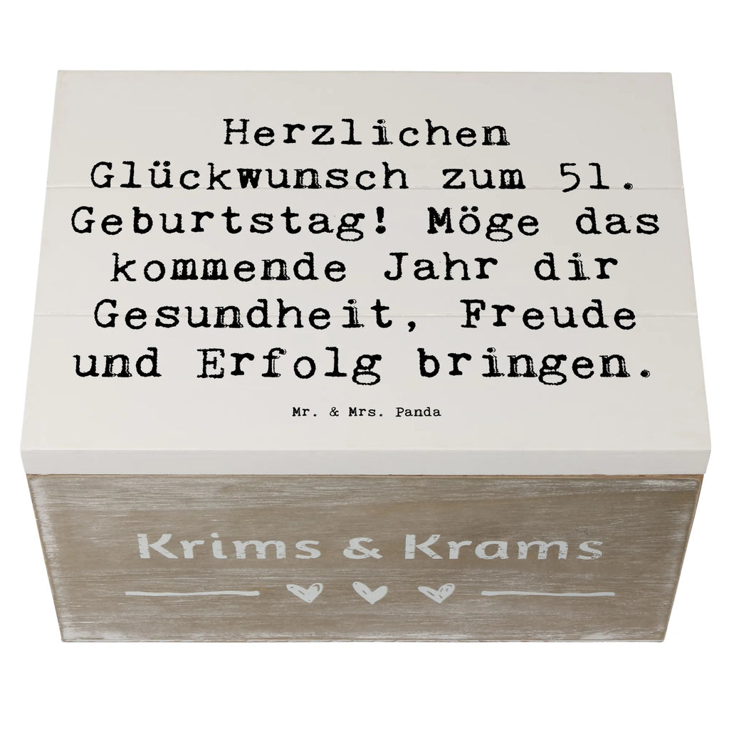 Holzkiste Spruch 51. Geburtstag Freude Holzkiste, Kiste, Schatzkiste, Truhe, Schatulle, XXL, Erinnerungsbox, Erinnerungskiste, Dekokiste, Aufbewahrungsbox, Geschenkbox, Geschenkdose, Geburtstag, Geburtstagsgeschenk, Geschenk