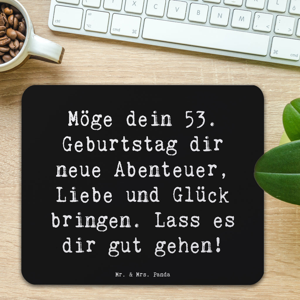 Mauspad Spruch 53. Geburtstag Abenteuer Mousepad, Computer zubehör, Büroausstattung, PC Zubehör, Arbeitszimmer, Mauspad, Einzigartiges Mauspad, Designer Mauspad, Mausunterlage, Mauspad Büro, Geburtstag, Geburtstagsgeschenk, Geschenk