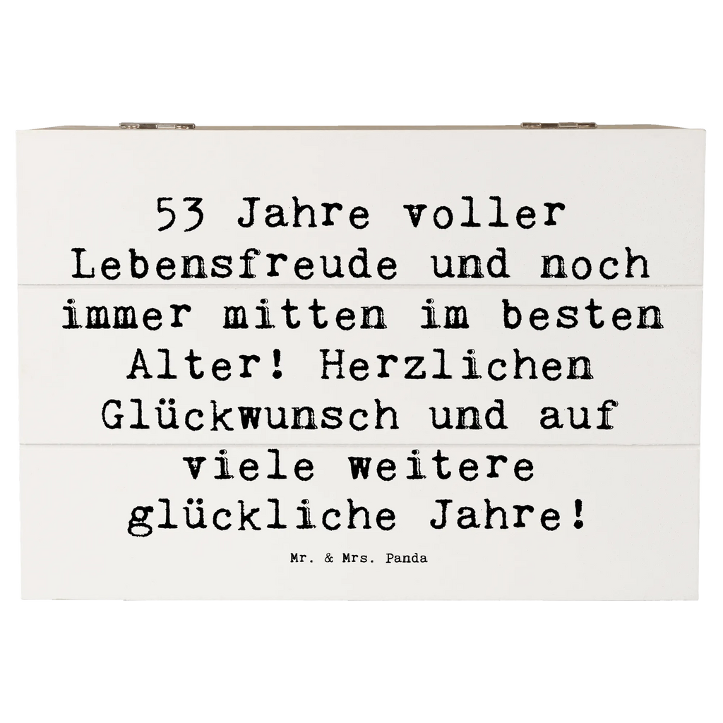 Holzkiste Spruch 53. Geburtstag Freude Holzkiste, Kiste, Schatzkiste, Truhe, Schatulle, XXL, Erinnerungsbox, Erinnerungskiste, Dekokiste, Aufbewahrungsbox, Geschenkbox, Geschenkdose, Geburtstag, Geburtstagsgeschenk, Geschenk