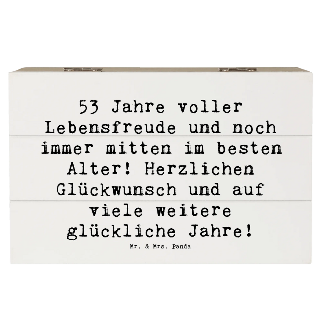 Holzkiste Spruch 53. Geburtstag Freude Holzkiste, Kiste, Schatzkiste, Truhe, Schatulle, XXL, Erinnerungsbox, Erinnerungskiste, Dekokiste, Aufbewahrungsbox, Geschenkbox, Geschenkdose, Geburtstag, Geburtstagsgeschenk, Geschenk