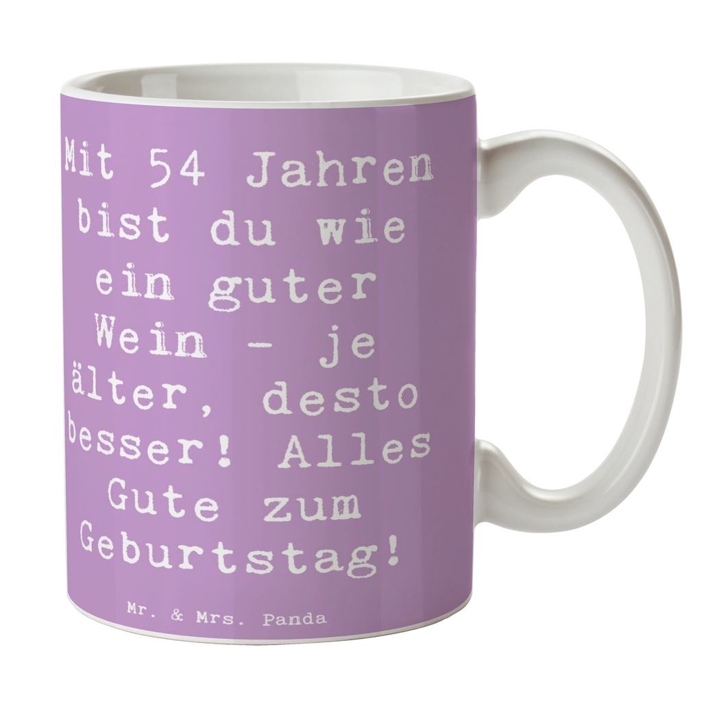 Tasse Spruch 54. Geburtstag Wein Tasse, Kaffeetasse, Teetasse, Becher, Kaffeebecher, Teebecher, Keramiktasse, Porzellantasse, Büro Tasse, Geschenk Tasse, Tasse Sprüche, Tasse Motive, Kaffeetassen, Tasse bedrucken, Designer Tasse, Cappuccino Tassen, Schöne Teetassen, Geburtstag, Geburtstagsgeschenk, Geschenk