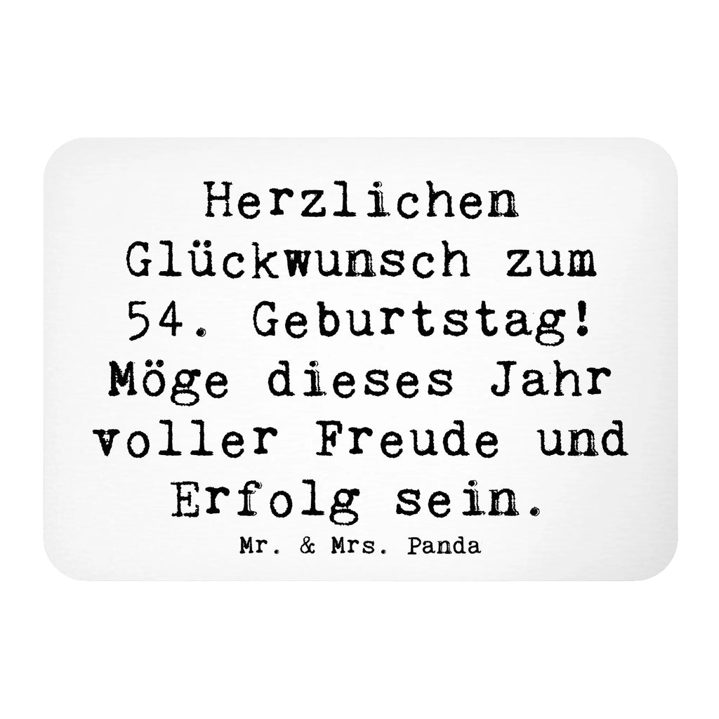 Magnet Spruch 54. Geburtstag Freude Erfolg Kühlschrankmagnet, Pinnwandmagnet, Souvenir Magnet, Motivmagnete, Dekomagnet, Whiteboard Magnet, Notiz Magnet, Kühlschrank Dekoration, Geburtstag, Geburtstagsgeschenk, Geschenk