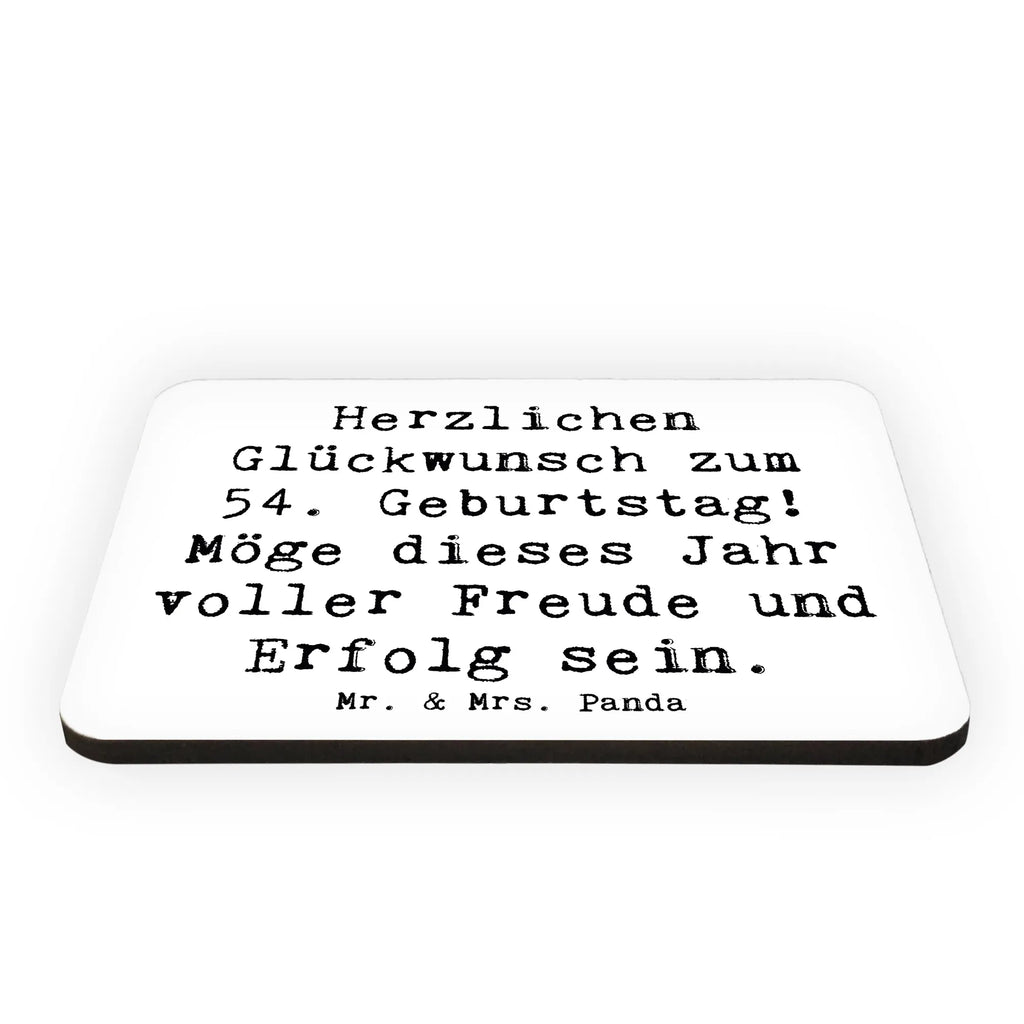 Magnet Spruch 54. Geburtstag Freude Erfolg Kühlschrankmagnet, Pinnwandmagnet, Souvenir Magnet, Motivmagnete, Dekomagnet, Whiteboard Magnet, Notiz Magnet, Kühlschrank Dekoration, Geburtstag, Geburtstagsgeschenk, Geschenk