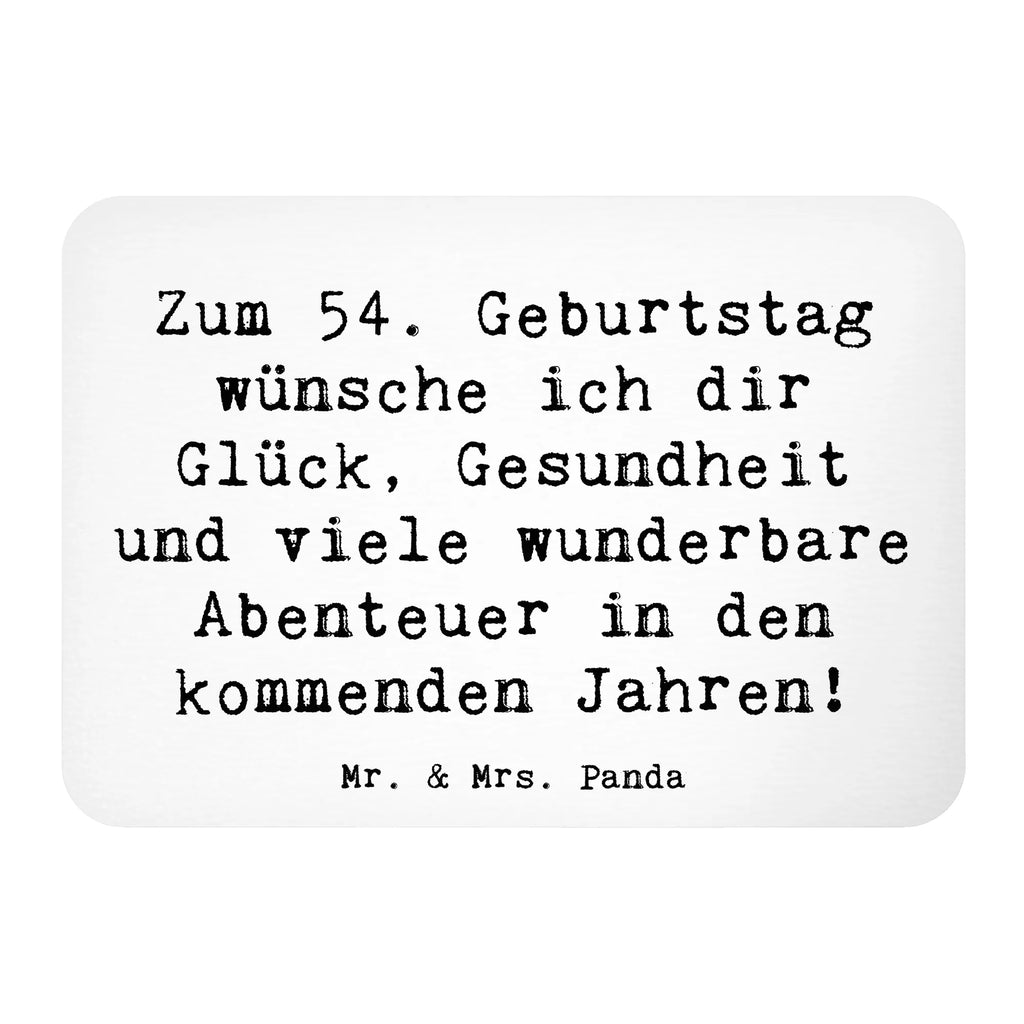 Magnet Spruch 54. Geburtstag Kühlschrankmagnet, Pinnwandmagnet, Souvenir Magnet, Motivmagnete, Dekomagnet, Whiteboard Magnet, Notiz Magnet, Kühlschrank Dekoration, Geburtstag, Geburtstagsgeschenk, Geschenk