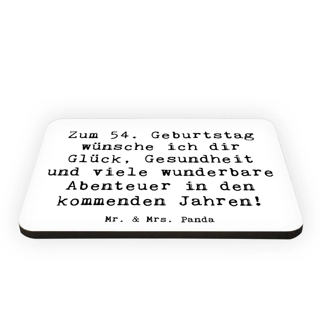 Magnet Spruch 54. Geburtstag Kühlschrankmagnet, Pinnwandmagnet, Souvenir Magnet, Motivmagnete, Dekomagnet, Whiteboard Magnet, Notiz Magnet, Kühlschrank Dekoration, Geburtstag, Geburtstagsgeschenk, Geschenk