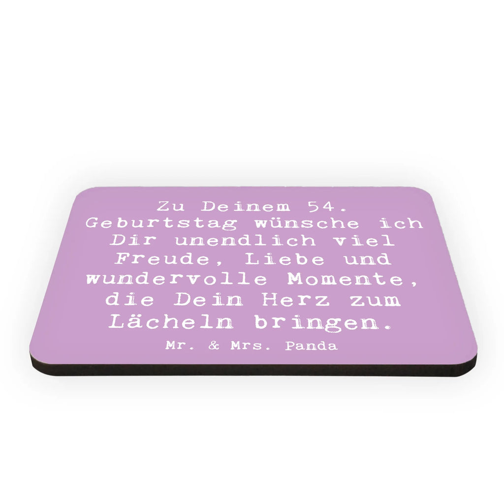 Magnet Spruch 54. Geburtstag Freude Kühlschrankmagnet, Pinnwandmagnet, Souvenir Magnet, Motivmagnete, Dekomagnet, Whiteboard Magnet, Notiz Magnet, Kühlschrank Dekoration, Geburtstag, Geburtstagsgeschenk, Geschenk