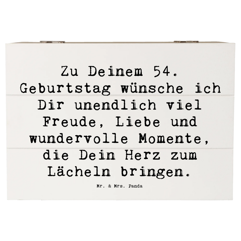 Holzkiste Spruch 54. Geburtstag Freude Holzkiste, Kiste, Schatzkiste, Truhe, Schatulle, XXL, Erinnerungsbox, Erinnerungskiste, Dekokiste, Aufbewahrungsbox, Geschenkbox, Geschenkdose, Geburtstag, Geburtstagsgeschenk, Geschenk