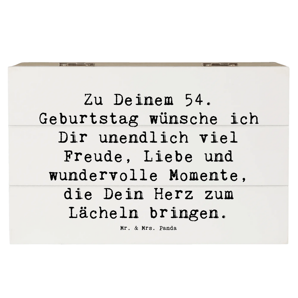 Holzkiste Spruch 54. Geburtstag Freude Holzkiste, Kiste, Schatzkiste, Truhe, Schatulle, XXL, Erinnerungsbox, Erinnerungskiste, Dekokiste, Aufbewahrungsbox, Geschenkbox, Geschenkdose, Geburtstag, Geburtstagsgeschenk, Geschenk