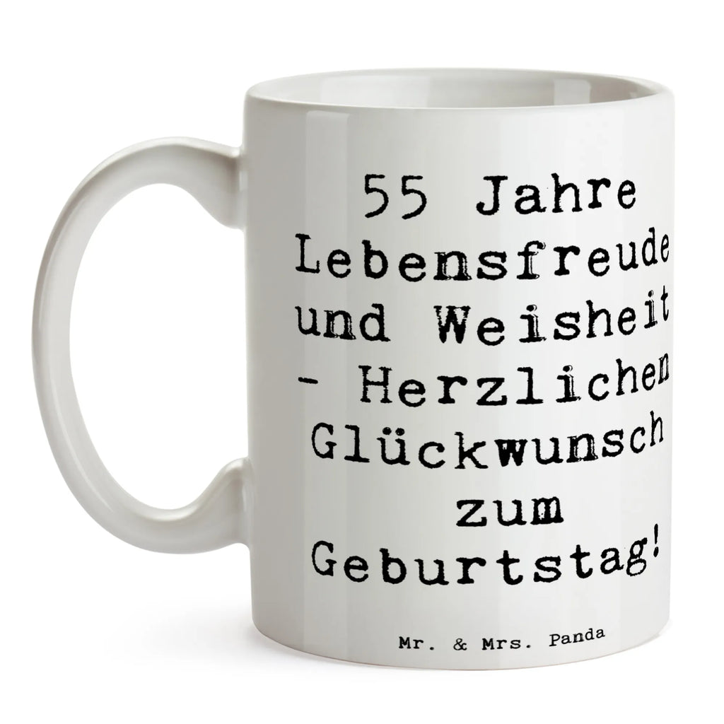 Tasse Spruch 55. Geburtstag Freude Tasse, Kaffeetasse, Teetasse, Becher, Kaffeebecher, Teebecher, Keramiktasse, Porzellantasse, Büro Tasse, Geschenk Tasse, Tasse Sprüche, Tasse Motive, Kaffeetassen, Tasse bedrucken, Designer Tasse, Cappuccino Tassen, Schöne Teetassen, Geburtstag, Geburtstagsgeschenk, Geschenk