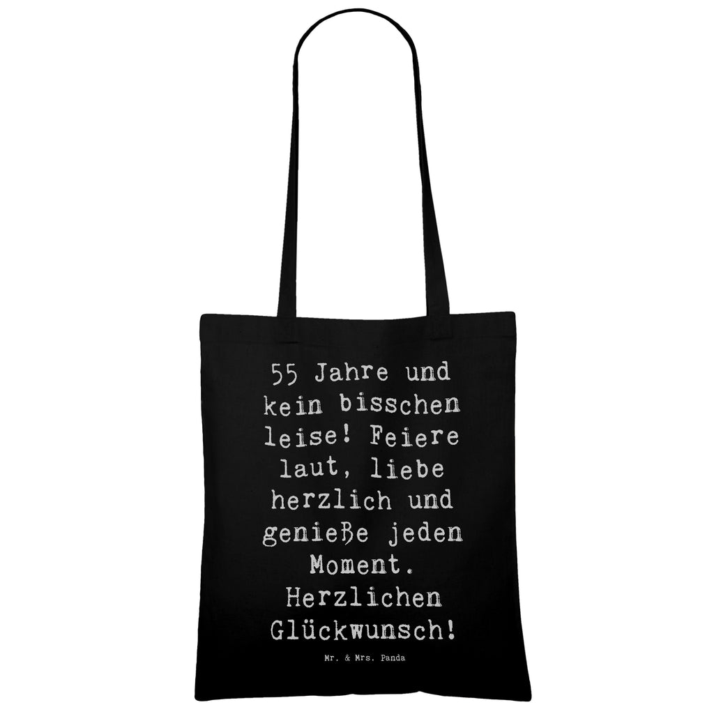 Tragetasche Spruch 55. Geburtstag Beuteltasche, Beutel, Einkaufstasche, Jutebeutel, Stoffbeutel, Tasche, Shopper, Umhängetasche, Strandtasche, Schultertasche, Stofftasche, Tragetasche, Badetasche, Jutetasche, Einkaufstüte, Laptoptasche, Geburtstag, Geburtstagsgeschenk, Geschenk