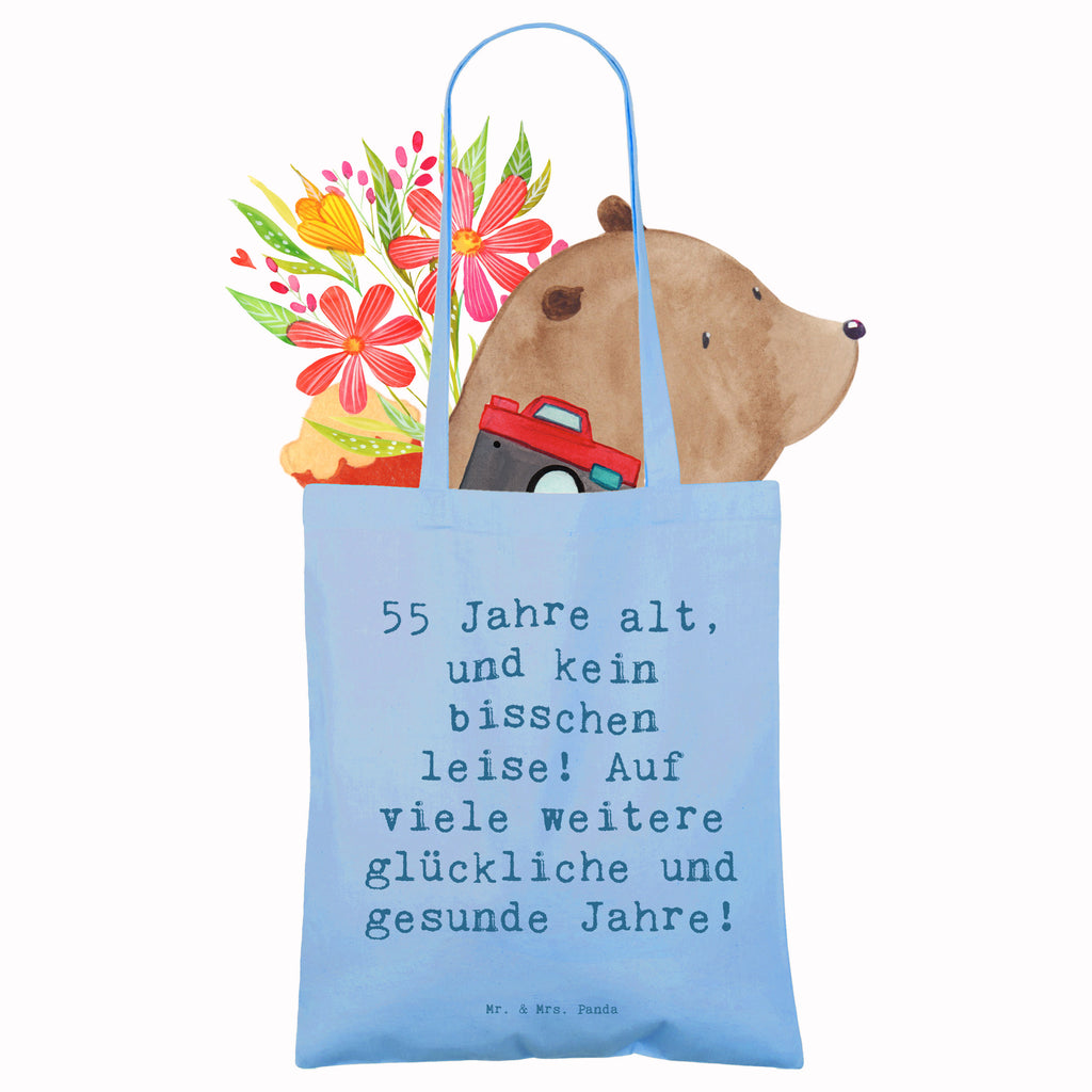 Tragetasche Spruch 55. Geburtstag Energie Beuteltasche, Beutel, Einkaufstasche, Jutebeutel, Stoffbeutel, Tasche, Shopper, Umhängetasche, Strandtasche, Schultertasche, Stofftasche, Tragetasche, Badetasche, Jutetasche, Einkaufstüte, Laptoptasche, Geburtstag, Geburtstagsgeschenk, Geschenk