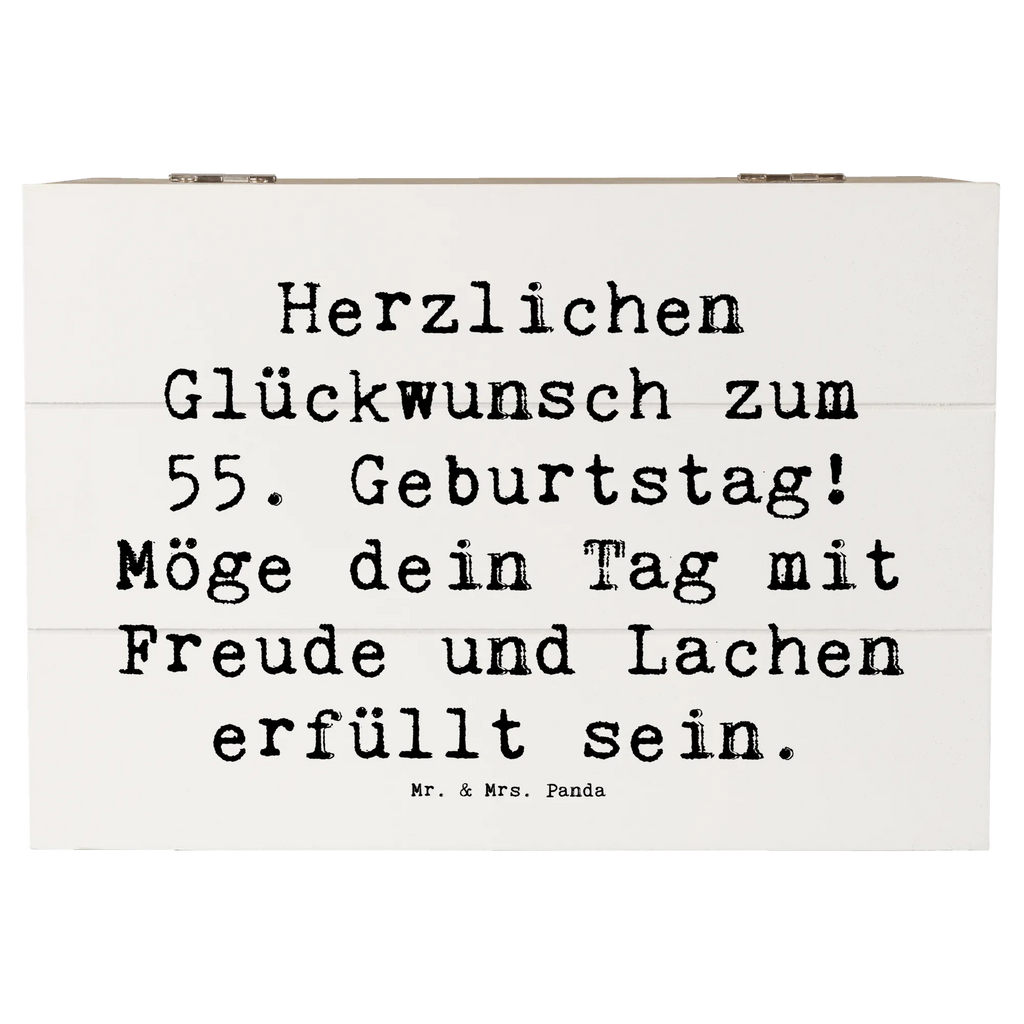 Holzkiste Spruch 55. Geburtstag Glückwunsch Holzkiste, Kiste, Schatzkiste, Truhe, Schatulle, XXL, Erinnerungsbox, Erinnerungskiste, Dekokiste, Aufbewahrungsbox, Geschenkbox, Geschenkdose, Geburtstag, Geburtstagsgeschenk, Geschenk