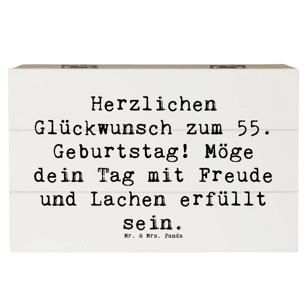 Holzkiste Spruch 55. Geburtstag Glückwunsch Holzkiste, Kiste, Schatzkiste, Truhe, Schatulle, XXL, Erinnerungsbox, Erinnerungskiste, Dekokiste, Aufbewahrungsbox, Geschenkbox, Geschenkdose, Geburtstag, Geburtstagsgeschenk, Geschenk