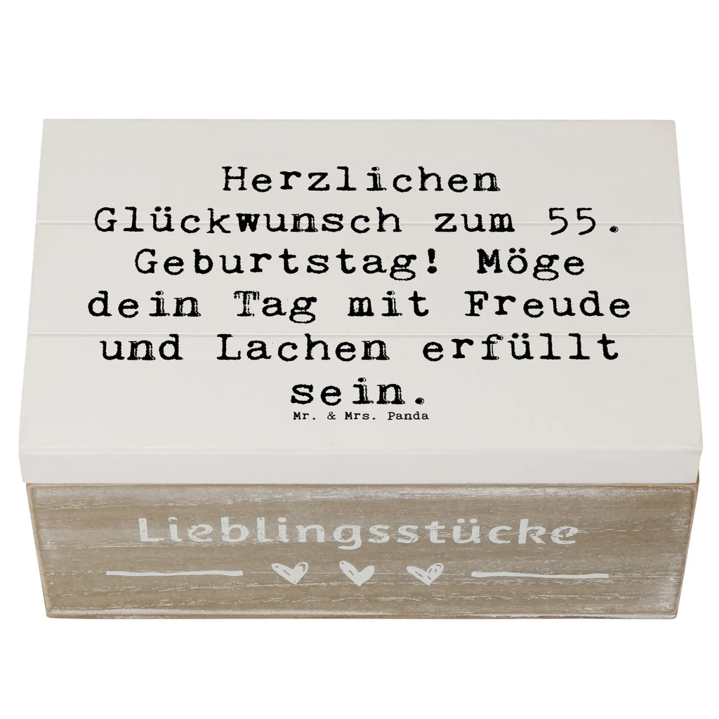 Holzkiste Spruch 55. Geburtstag Glückwunsch Holzkiste, Kiste, Schatzkiste, Truhe, Schatulle, XXL, Erinnerungsbox, Erinnerungskiste, Dekokiste, Aufbewahrungsbox, Geschenkbox, Geschenkdose, Geburtstag, Geburtstagsgeschenk, Geschenk