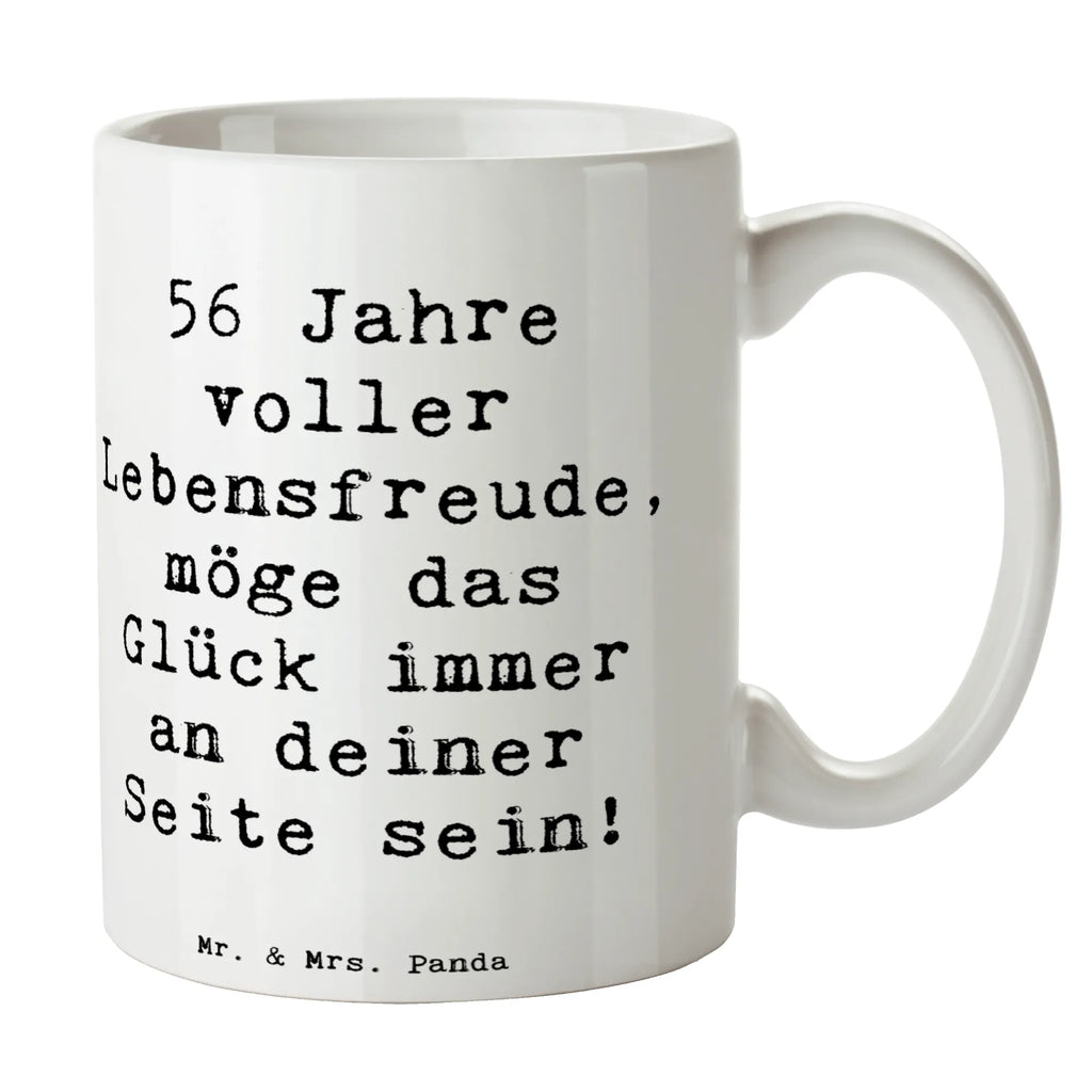 Tasse Spruch 56. Geburtstag Tasse, Kaffeetasse, Teetasse, Becher, Kaffeebecher, Teebecher, Keramiktasse, Porzellantasse, Büro Tasse, Geschenk Tasse, Tasse Sprüche, Tasse Motive, Kaffeetassen, Tasse bedrucken, Designer Tasse, Cappuccino Tassen, Schöne Teetassen, Geburtstag, Geburtstagsgeschenk, Geschenk