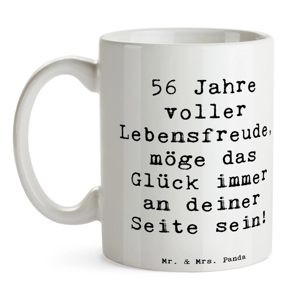 Tasse Spruch 56. Geburtstag Tasse, Kaffeetasse, Teetasse, Becher, Kaffeebecher, Teebecher, Keramiktasse, Porzellantasse, Büro Tasse, Geschenk Tasse, Tasse Sprüche, Tasse Motive, Kaffeetassen, Tasse bedrucken, Designer Tasse, Cappuccino Tassen, Schöne Teetassen, Geburtstag, Geburtstagsgeschenk, Geschenk