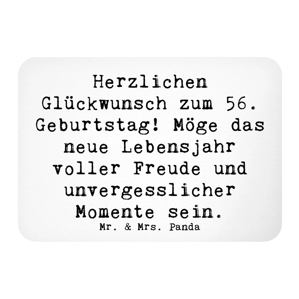 Magnet Spruch 56. Geburtstag Freude Kühlschrankmagnet, Pinnwandmagnet, Souvenir Magnet, Motivmagnete, Dekomagnet, Whiteboard Magnet, Notiz Magnet, Kühlschrank Dekoration, Geburtstag, Geburtstagsgeschenk, Geschenk