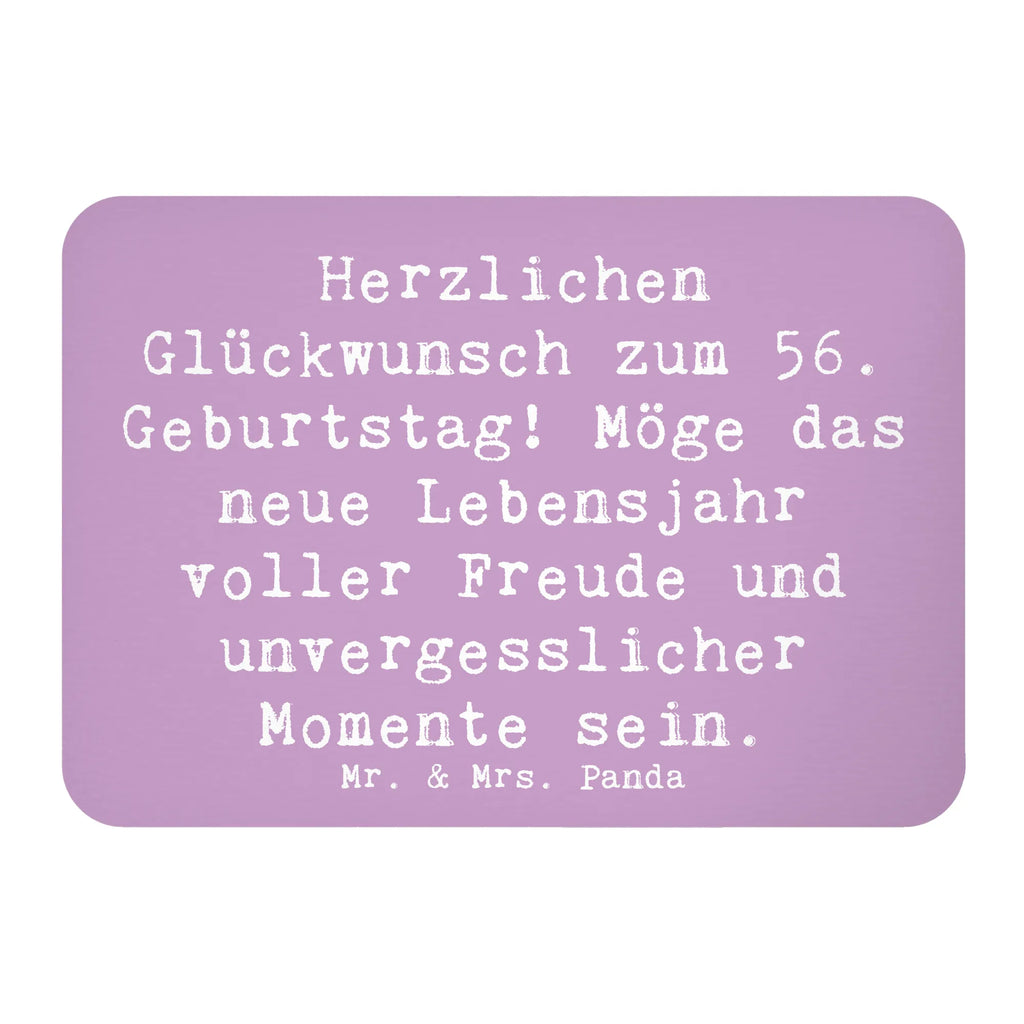 Magnet Spruch 56. Geburtstag Freude Kühlschrankmagnet, Pinnwandmagnet, Souvenir Magnet, Motivmagnete, Dekomagnet, Whiteboard Magnet, Notiz Magnet, Kühlschrank Dekoration, Geburtstag, Geburtstagsgeschenk, Geschenk