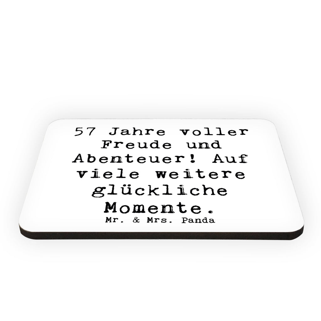 Magnet Spruch 57. Geburtstag Freude Kühlschrankmagnet, Pinnwandmagnet, Souvenir Magnet, Motivmagnete, Dekomagnet, Whiteboard Magnet, Notiz Magnet, Kühlschrank Dekoration, Geburtstag, Geburtstagsgeschenk, Geschenk