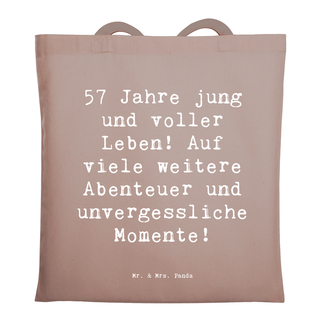 Tragetasche Spruch 57. Geburtstag Jubel Beuteltasche, Beutel, Einkaufstasche, Jutebeutel, Stoffbeutel, Tasche, Shopper, Umhängetasche, Strandtasche, Schultertasche, Stofftasche, Tragetasche, Badetasche, Jutetasche, Einkaufstüte, Laptoptasche, Geburtstag, Geburtstagsgeschenk, Geschenk