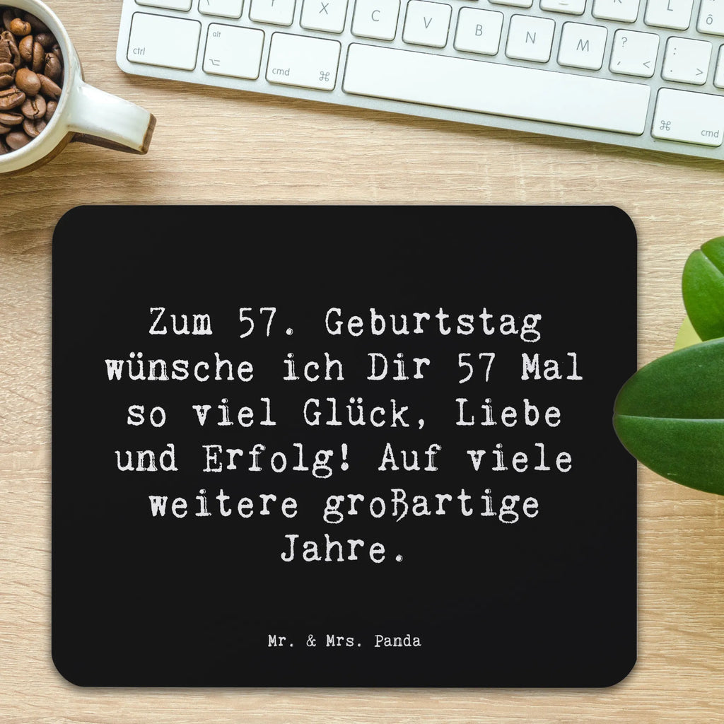 Mauspad Spruch 57. Geburtstag Glück Mousepad, Computer zubehör, Büroausstattung, PC Zubehör, Arbeitszimmer, Mauspad, Einzigartiges Mauspad, Designer Mauspad, Mausunterlage, Mauspad Büro, Geburtstag, Geburtstagsgeschenk, Geschenk