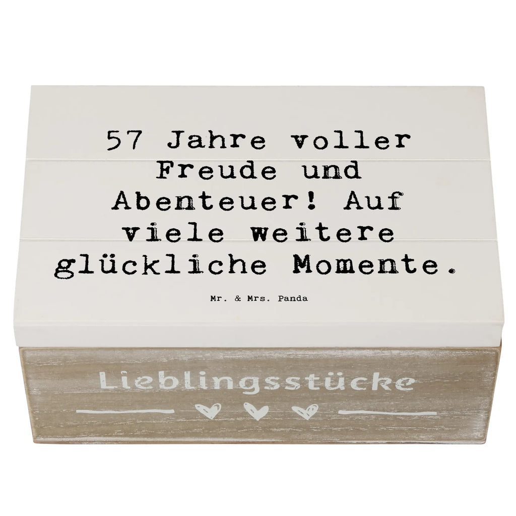 Holzkiste Spruch 57. Geburtstag Freude Holzkiste, Kiste, Schatzkiste, Truhe, Schatulle, XXL, Erinnerungsbox, Erinnerungskiste, Dekokiste, Aufbewahrungsbox, Geschenkbox, Geschenkdose, Geburtstag, Geburtstagsgeschenk, Geschenk