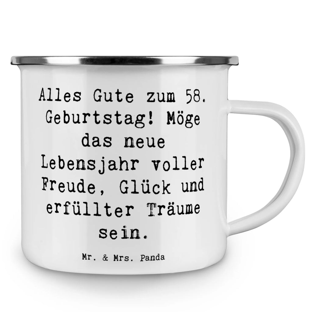 Camping Emaille Tasse Spruch 58. Geburtstag Freude Campingtasse, Trinkbecher, Metalltasse, Outdoor Tasse, Emaille Trinkbecher, Blechtasse Outdoor, Emaille Campingbecher, Edelstahl Trinkbecher, Metalltasse für Camping, Kaffee Blechtasse, Camping Tasse Metall, Emaille Tasse, Emaille Becher, Tasse Camping, Tasse Emaille, Emaille Tassen, Camping Becher, Metall Tasse, Camping Tassen, Blechtasse, Emaille Tasse Camping, Camping Tasse Emaille, Emailletasse, Camping Tassen Emaille, Campingbecher, Blechtassen, Outdoor Becher, Campingtassen, Emaille Becher Camping, Camping Becher Edelstahl, Geburtstag, Geburtstagsgeschenk, Geschenk