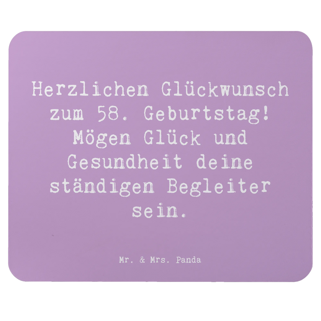 Mauspad Spruch 58. Geburtstag Mousepad, Computer zubehör, Büroausstattung, PC Zubehör, Arbeitszimmer, Mauspad, Einzigartiges Mauspad, Designer Mauspad, Mausunterlage, Mauspad Büro, Geburtstag, Geburtstagsgeschenk, Geschenk