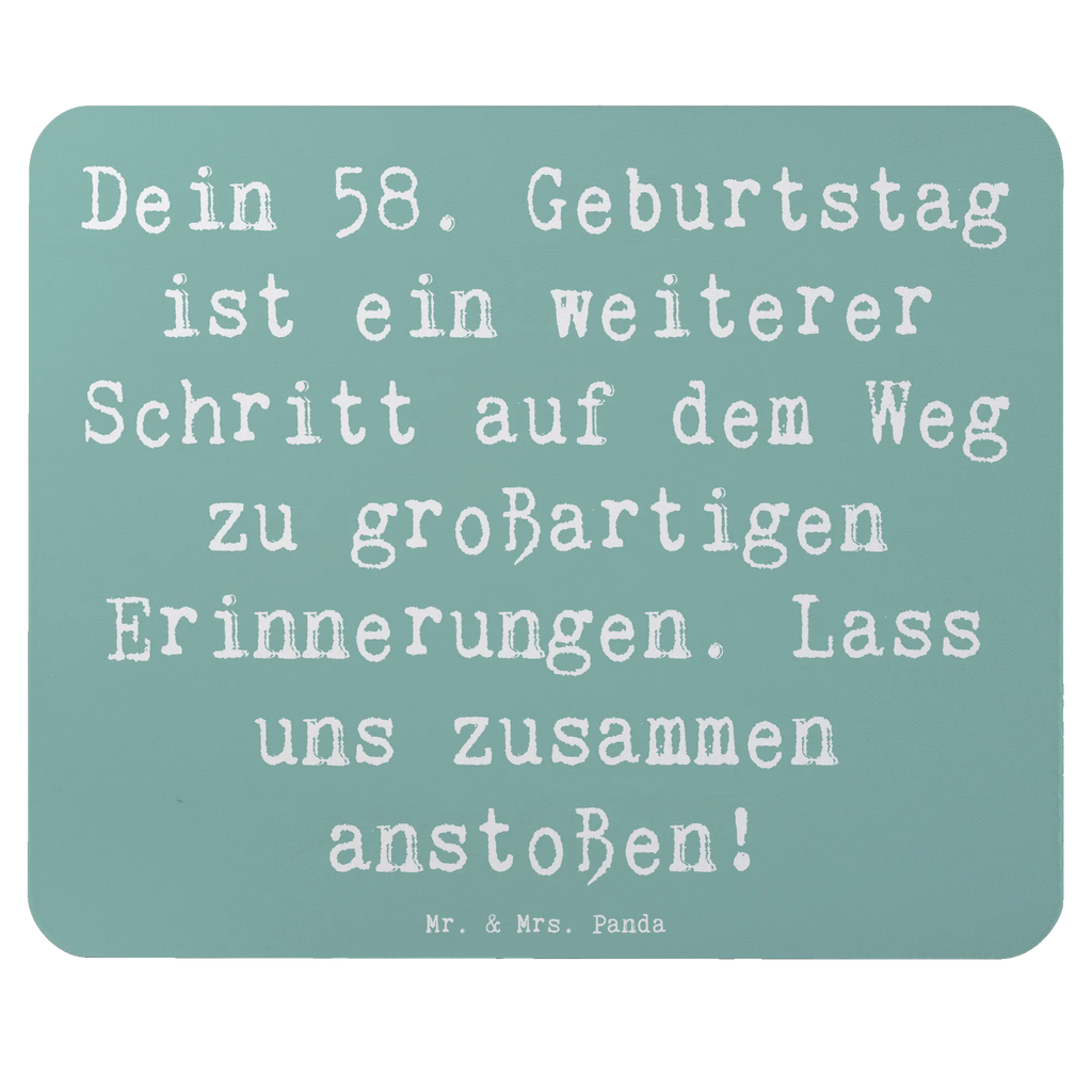 Mauspad Spruch 58. Geburtstag Erinnerungen Mousepad, Computer zubehör, Büroausstattung, PC Zubehör, Arbeitszimmer, Mauspad, Einzigartiges Mauspad, Designer Mauspad, Mausunterlage, Mauspad Büro, Geburtstag, Geburtstagsgeschenk, Geschenk