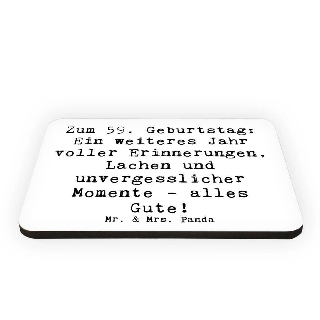 Magnet Spruch 59. Geburtstag Kühlschrankmagnet, Pinnwandmagnet, Souvenir Magnet, Motivmagnete, Dekomagnet, Whiteboard Magnet, Notiz Magnet, Kühlschrank Dekoration, Geburtstag, Geburtstagsgeschenk, Geschenk