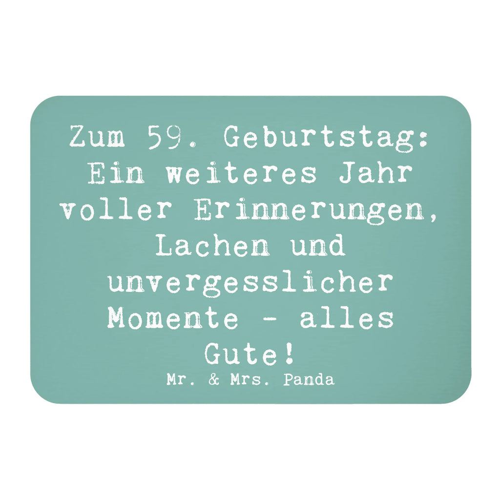 Magnet Spruch 59. Geburtstag Kühlschrankmagnet, Pinnwandmagnet, Souvenir Magnet, Motivmagnete, Dekomagnet, Whiteboard Magnet, Notiz Magnet, Kühlschrank Dekoration, Geburtstag, Geburtstagsgeschenk, Geschenk