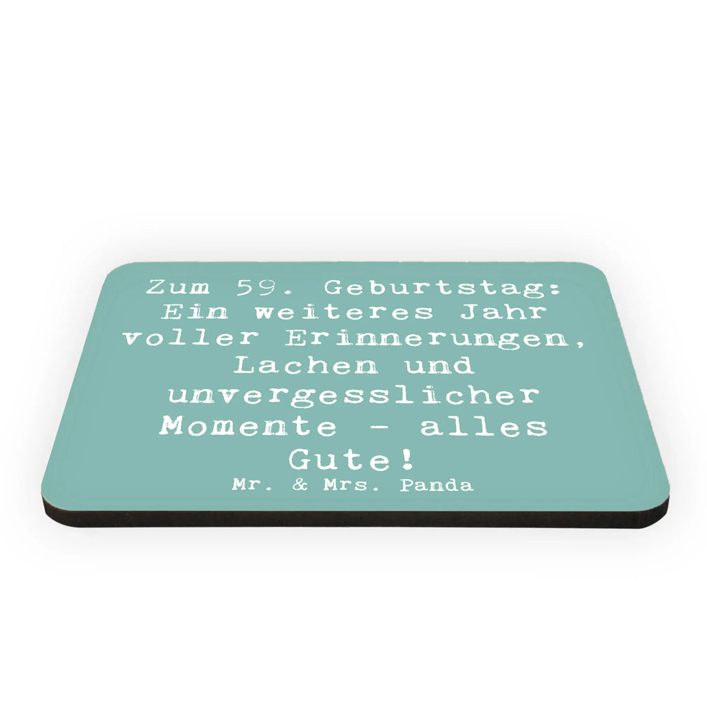 Magnet Spruch 59. Geburtstag Kühlschrankmagnet, Pinnwandmagnet, Souvenir Magnet, Motivmagnete, Dekomagnet, Whiteboard Magnet, Notiz Magnet, Kühlschrank Dekoration, Geburtstag, Geburtstagsgeschenk, Geschenk