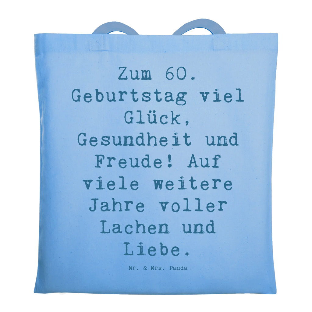 Tragetasche Spruch 60. Geburtstag Glück Beuteltasche, Beutel, Einkaufstasche, Jutebeutel, Stoffbeutel, Tasche, Shopper, Umhängetasche, Strandtasche, Schultertasche, Stofftasche, Tragetasche, Badetasche, Jutetasche, Einkaufstüte, Laptoptasche, Geburtstag, Geburtstagsgeschenk, Geschenk