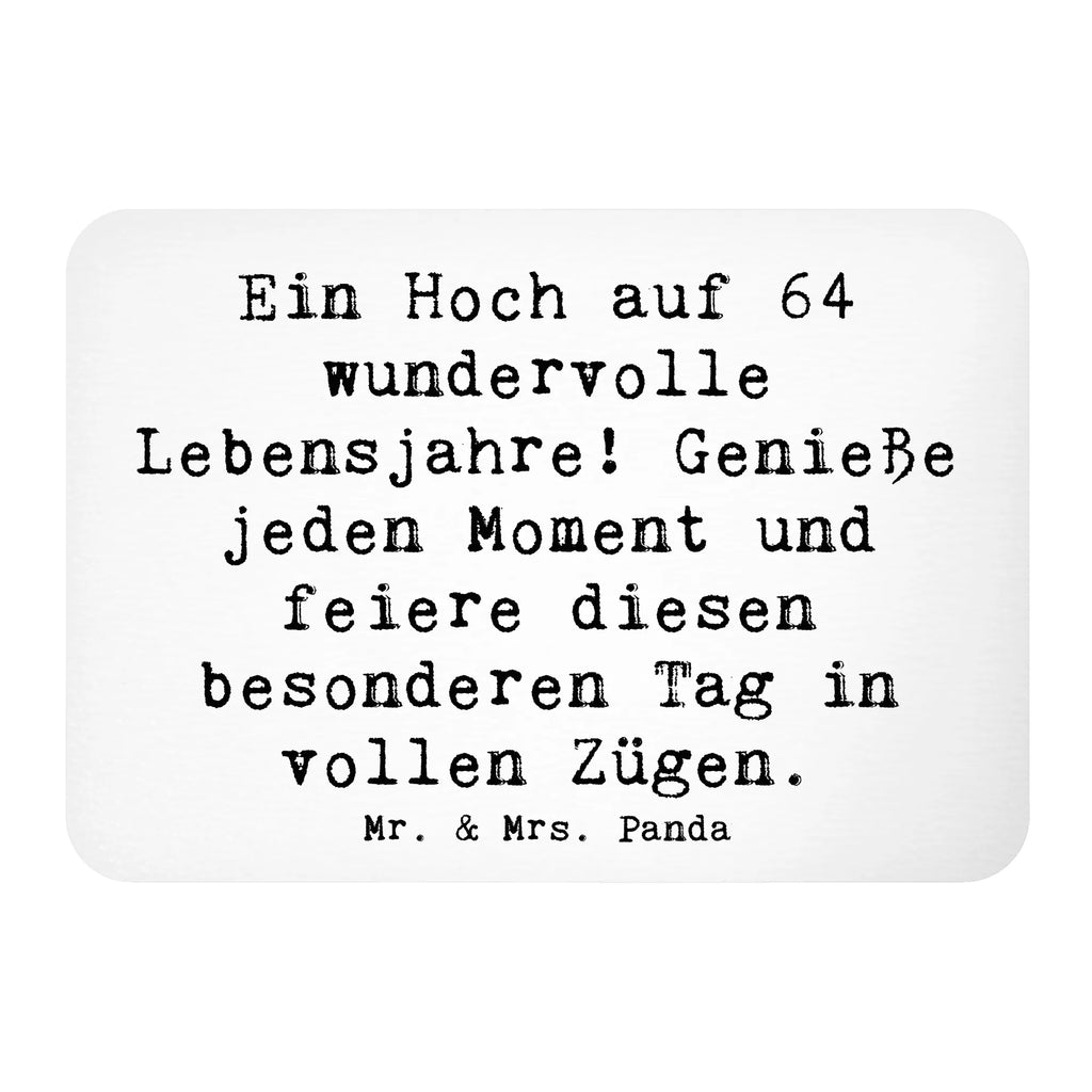 Magnet Spruch 64. Geburtstag Feier Kühlschrankmagnet, Pinnwandmagnet, Souvenir Magnet, Motivmagnete, Dekomagnet, Whiteboard Magnet, Notiz Magnet, Kühlschrank Dekoration, Geburtstag, Geburtstagsgeschenk, Geschenk