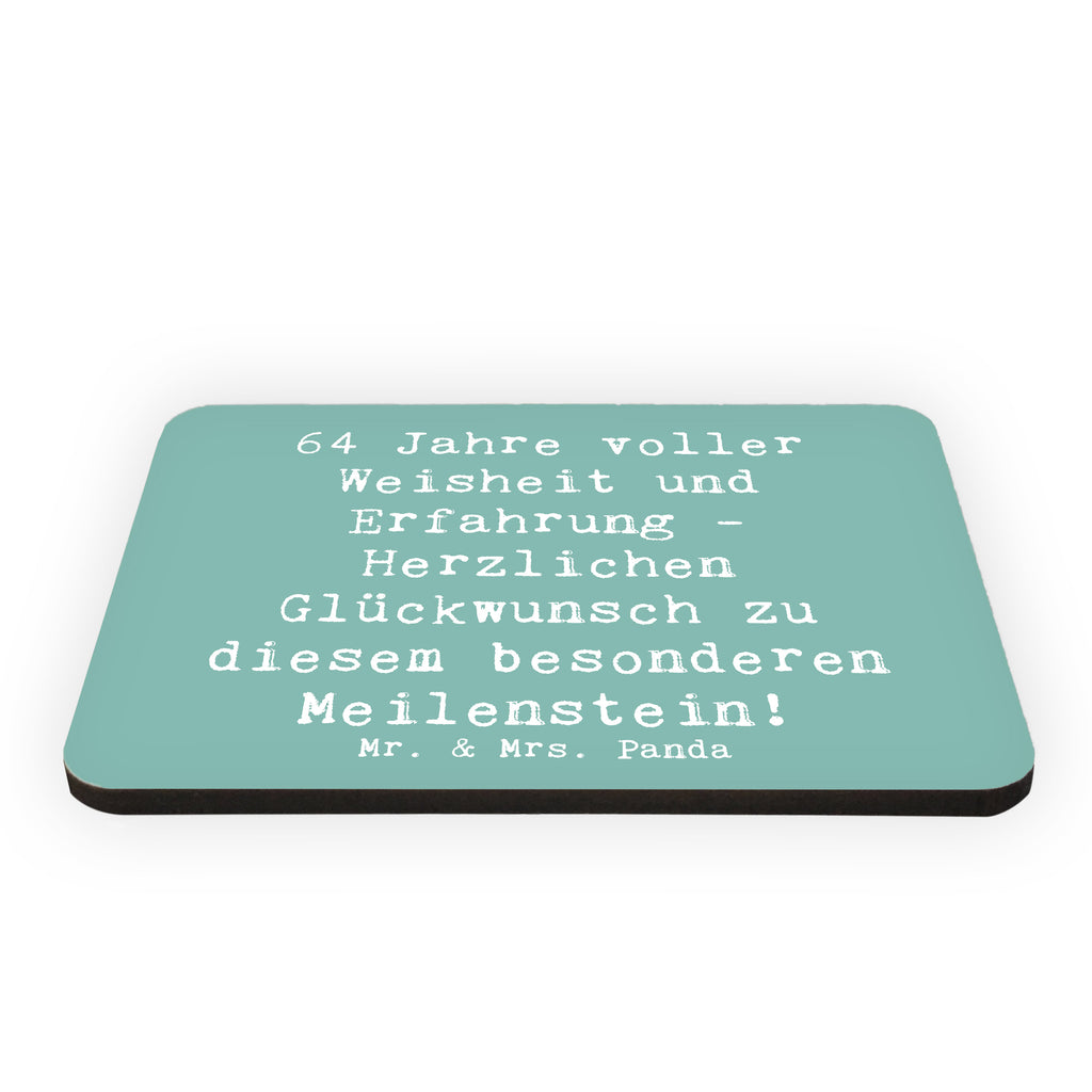 Magnet Spruch 64. Geburtstag Weisheit Kühlschrankmagnet, Pinnwandmagnet, Souvenir Magnet, Motivmagnete, Dekomagnet, Whiteboard Magnet, Notiz Magnet, Kühlschrank Dekoration, Geburtstag, Geburtstagsgeschenk, Geschenk