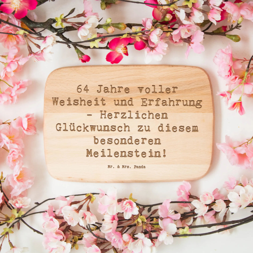 Frühstücksbrett Spruch 64. Geburtstag Weisheit Frühstücksbrett, Holzbrett, Schneidebrett, Schneidebrett Holz, Frühstücksbrettchen, Küchenbrett, Geburtstag, Geburtstagsgeschenk, Geschenk