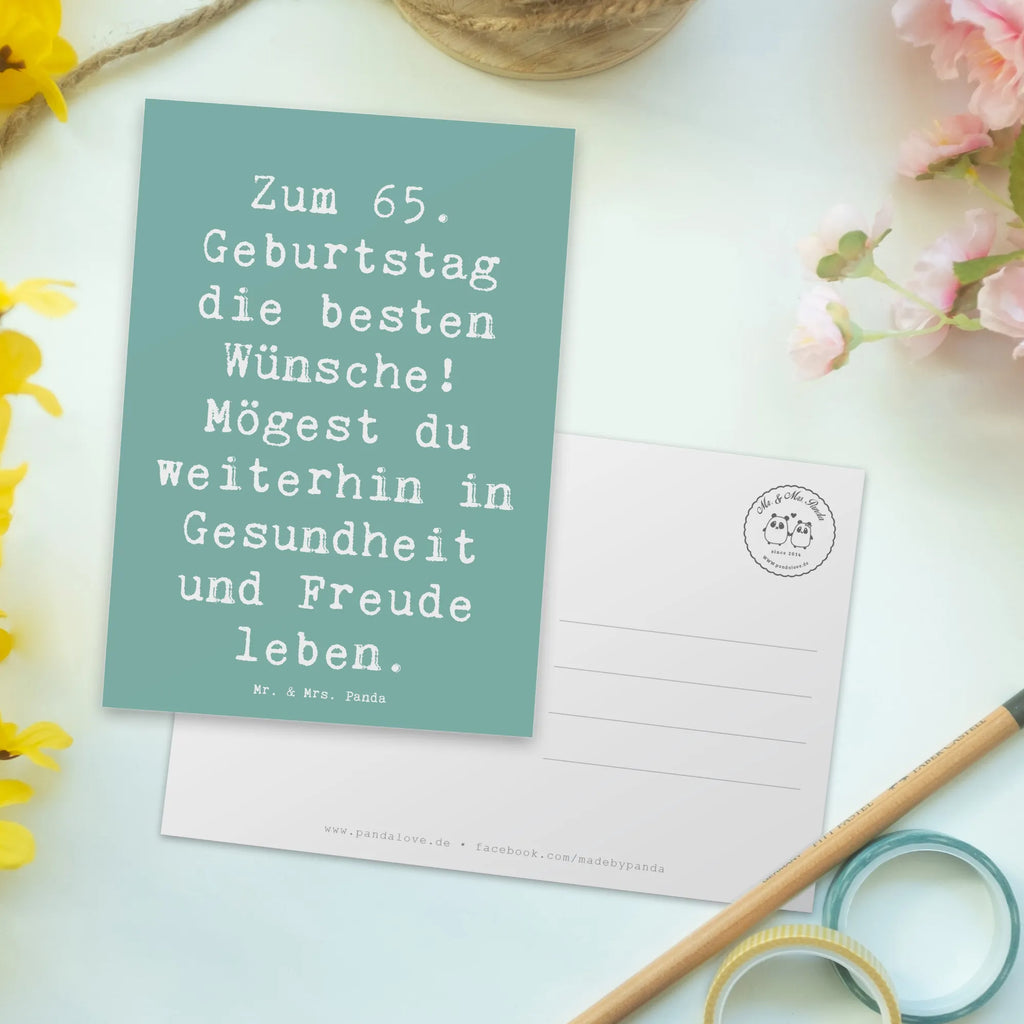 Postkarte Spruch 65. Geburtstag Glückwünsche Postkarte, Karte, Geschenkkarte, Grußkarte, Einladung, Ansichtskarte, Geburtstagskarte, Einladungskarte, Dankeskarte, Ansichtskarten, Einladung Geburtstag, Einladungskarten Geburtstag, Geburtstag, Geburtstagsgeschenk, Geschenk