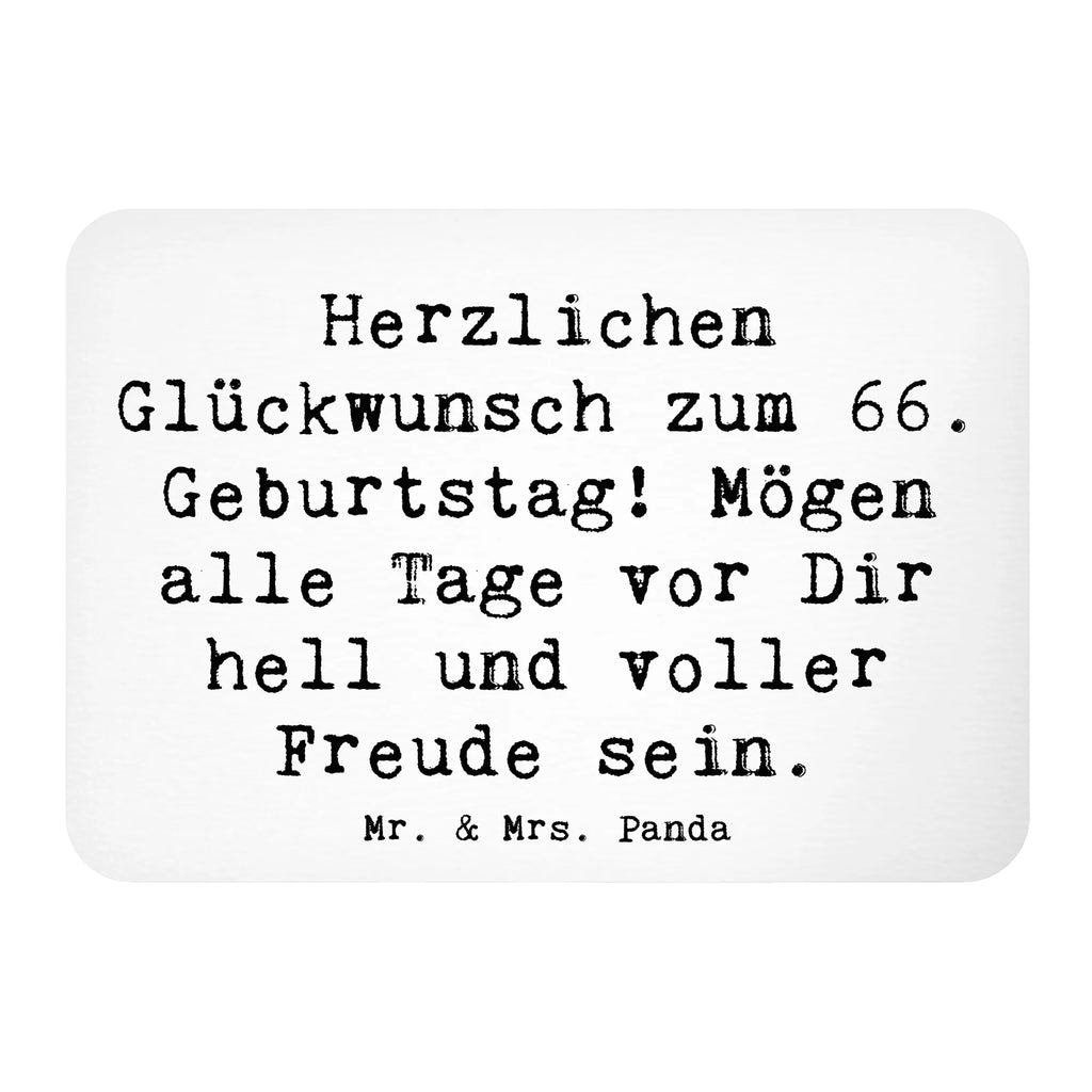 Magnet Spruch 66. Geburtstag Glückwünsche Kühlschrankmagnet, Pinnwandmagnet, Souvenir Magnet, Motivmagnete, Dekomagnet, Whiteboard Magnet, Notiz Magnet, Kühlschrank Dekoration, Geburtstag, Geburtstagsgeschenk, Geschenk