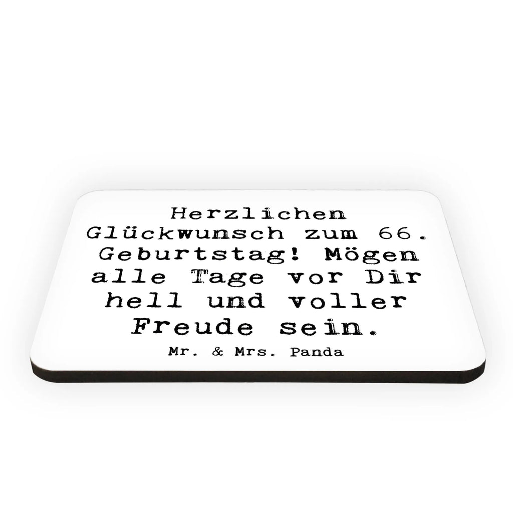 Magnet Spruch 66. Geburtstag Glückwünsche Kühlschrankmagnet, Pinnwandmagnet, Souvenir Magnet, Motivmagnete, Dekomagnet, Whiteboard Magnet, Notiz Magnet, Kühlschrank Dekoration, Geburtstag, Geburtstagsgeschenk, Geschenk