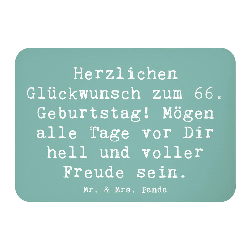 Magnet Spruch 66. Geburtstag Glückwünsche Kühlschrankmagnet, Pinnwandmagnet, Souvenir Magnet, Motivmagnete, Dekomagnet, Whiteboard Magnet, Notiz Magnet, Kühlschrank Dekoration, Geburtstag, Geburtstagsgeschenk, Geschenk