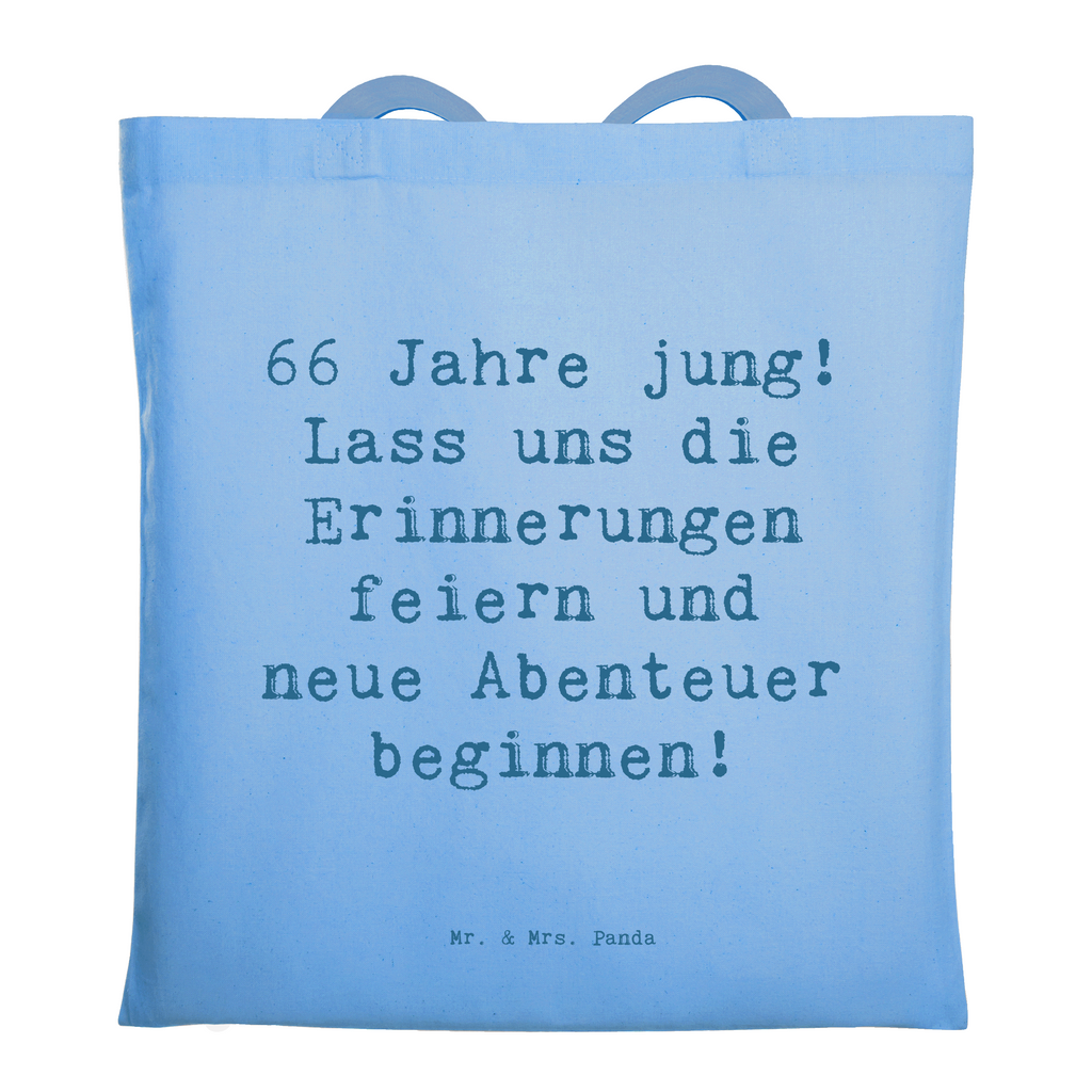 Tragetasche Spruch 66. Geburtstag Feiern Beuteltasche, Beutel, Einkaufstasche, Jutebeutel, Stoffbeutel, Tasche, Shopper, Umhängetasche, Strandtasche, Schultertasche, Stofftasche, Tragetasche, Badetasche, Jutetasche, Einkaufstüte, Laptoptasche, Geburtstag, Geburtstagsgeschenk, Geschenk