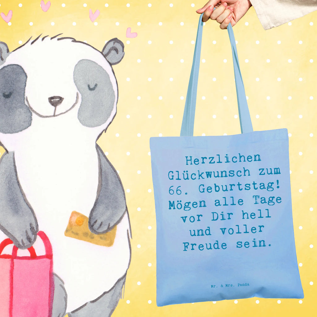 Tragetasche Spruch 66. Geburtstag Glückwünsche Beuteltasche, Beutel, Einkaufstasche, Jutebeutel, Stoffbeutel, Tasche, Shopper, Umhängetasche, Strandtasche, Schultertasche, Stofftasche, Tragetasche, Badetasche, Jutetasche, Einkaufstüte, Laptoptasche, Geburtstag, Geburtstagsgeschenk, Geschenk