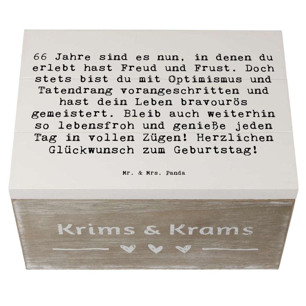 Holzkiste Spruch 66. Geburtstag Holzkiste, Kiste, Schatzkiste, Truhe, Schatulle, XXL, Erinnerungsbox, Erinnerungskiste, Dekokiste, Aufbewahrungsbox, Geschenkbox, Geschenkdose, Geburtstag, Geburtstagsgeschenk, Geschenk