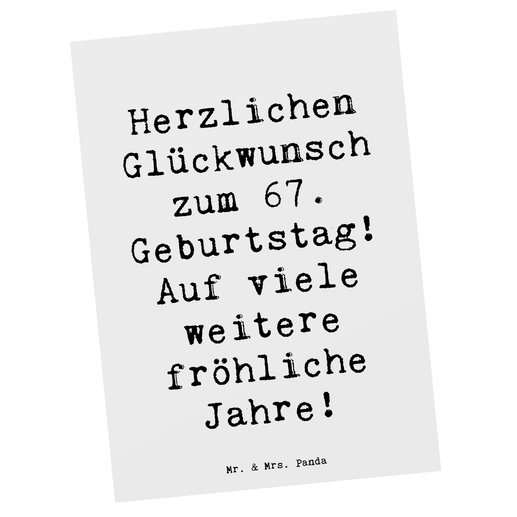 Postkarte Spruch 67. Geburtstag Freude Postkarte, Karte, Geschenkkarte, Grußkarte, Einladung, Ansichtskarte, Geburtstagskarte, Einladungskarte, Dankeskarte, Ansichtskarten, Einladung Geburtstag, Einladungskarten Geburtstag, Geburtstag, Geburtstagsgeschenk, Geschenk