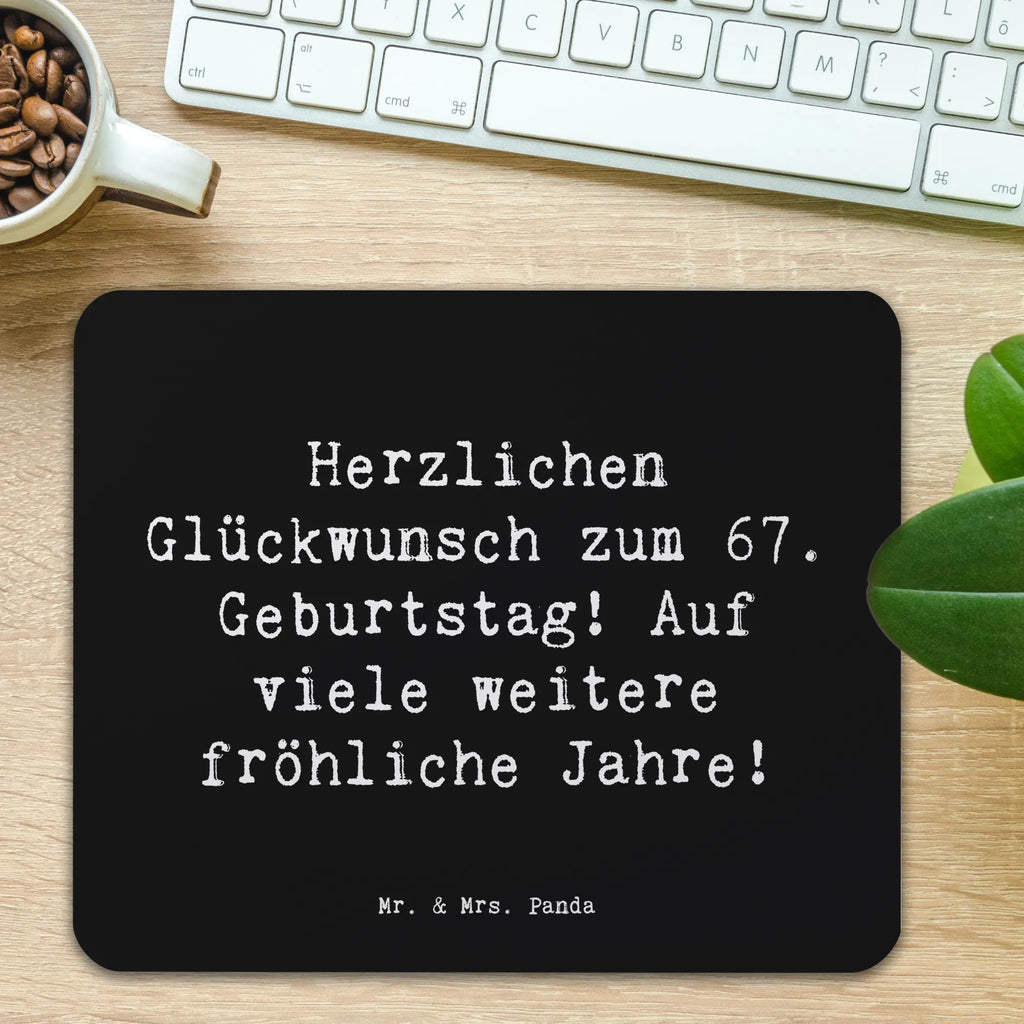 Mauspad Spruch 67. Geburtstag Freude Mousepad, Computer zubehör, Büroausstattung, PC Zubehör, Arbeitszimmer, Mauspad, Einzigartiges Mauspad, Designer Mauspad, Mausunterlage, Mauspad Büro, Geburtstag, Geburtstagsgeschenk, Geschenk