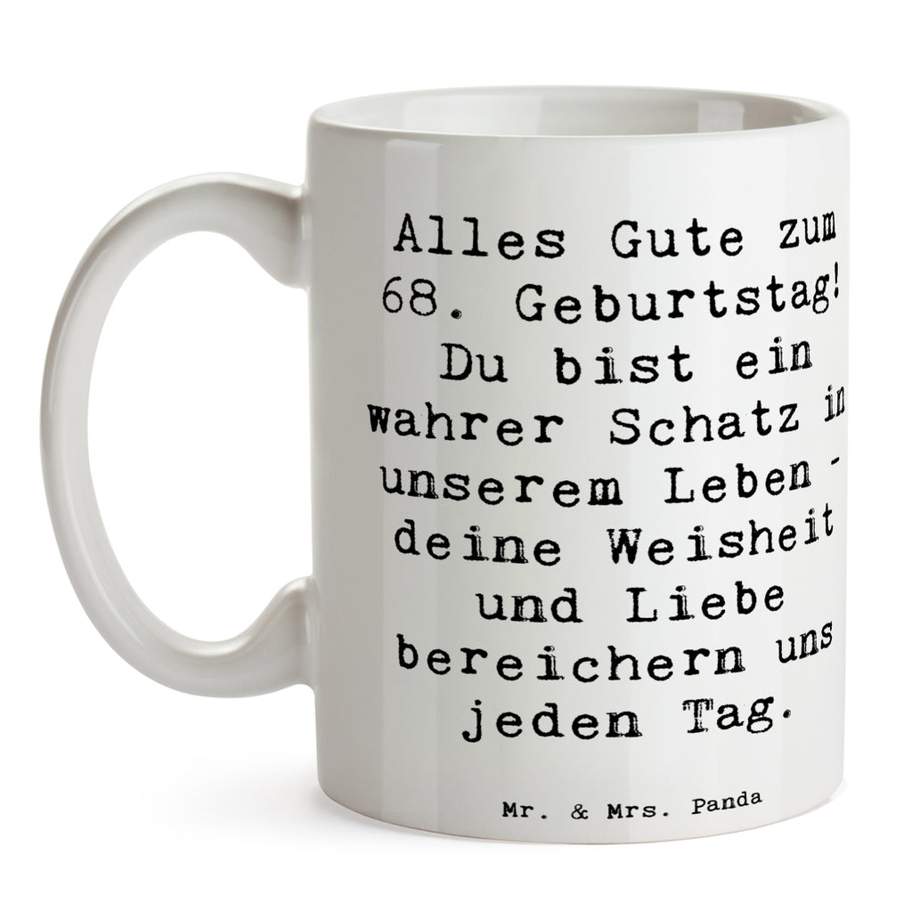 Tasse Spruch 68. Geburtstag Schatz Tasse, Kaffeetasse, Teetasse, Becher, Kaffeebecher, Teebecher, Keramiktasse, Porzellantasse, Büro Tasse, Geschenk Tasse, Tasse Sprüche, Tasse Motive, Kaffeetassen, Tasse bedrucken, Designer Tasse, Cappuccino Tassen, Schöne Teetassen, Geburtstag, Geburtstagsgeschenk, Geschenk