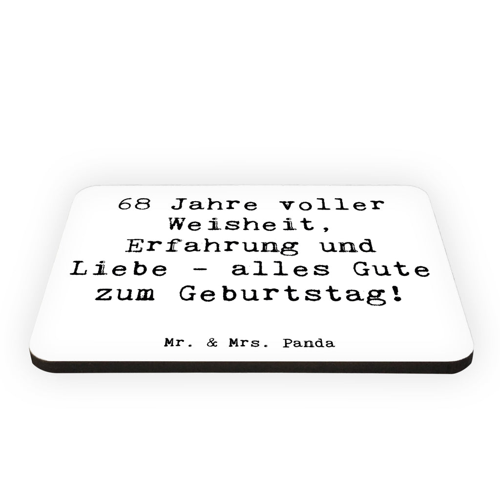 Magnet Spruch 68. Geburtstag Kühlschrankmagnet, Pinnwandmagnet, Souvenir Magnet, Motivmagnete, Dekomagnet, Whiteboard Magnet, Notiz Magnet, Kühlschrank Dekoration, Geburtstag, Geburtstagsgeschenk, Geschenk