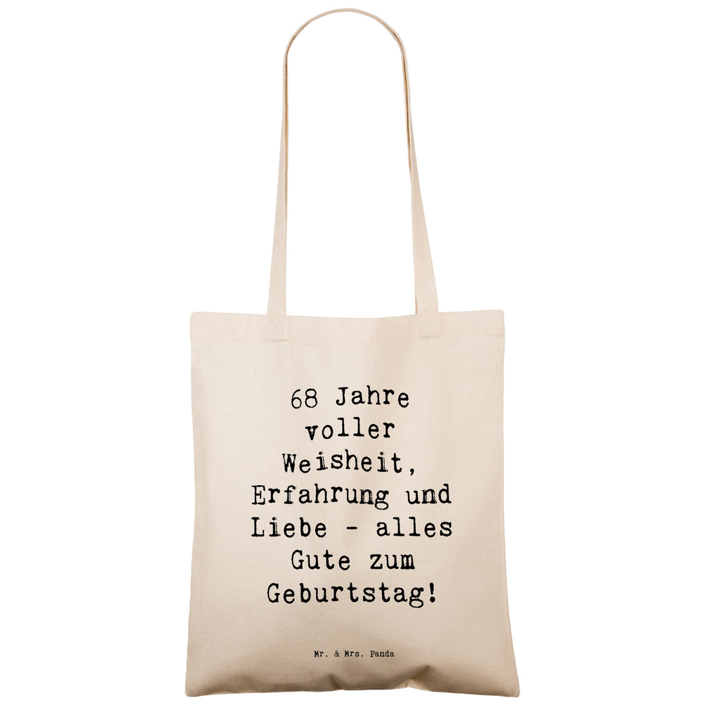 Tragetasche Spruch 68. Geburtstag Beuteltasche, Beutel, Einkaufstasche, Jutebeutel, Stoffbeutel, Tasche, Shopper, Umhängetasche, Strandtasche, Schultertasche, Stofftasche, Tragetasche, Badetasche, Jutetasche, Einkaufstüte, Laptoptasche, Geburtstag, Geburtstagsgeschenk, Geschenk